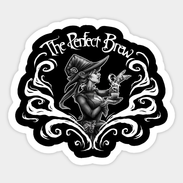 Perfect Brew (Crop Cutout) Sticker by Art of Ariel Burgess